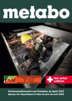 Metabo Sortimentsübersicht April 2025