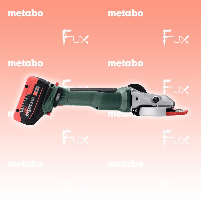 Metabo WVBF 18 LT BL 11-125 Quick Akku-Flachkopf-Winkelschleifer