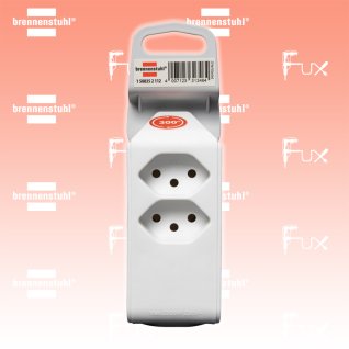 Brennenstuhl cleverLINE Abzweigstecker 2+1 fach weiss, drehbar bis 300°