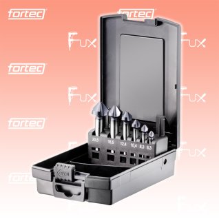 fortec Werkzeuge FT70045 Premium Line Kegel- und Entgratsenker-Satz 90°