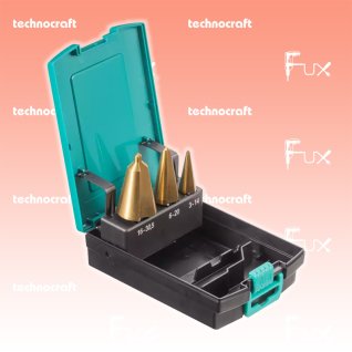 Technocraft HSS-G-M2 TiN Blechschälbohrer-Satz