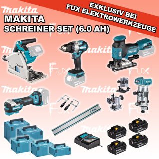 Makita Schreiner Set 5 (6.0 Ah)
