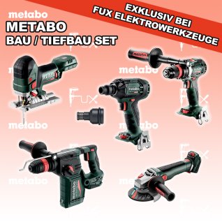 Metabo Bau / Tiefbau Set  1 SOLO