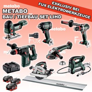 Metabo Bau / Tiefbau Set  3