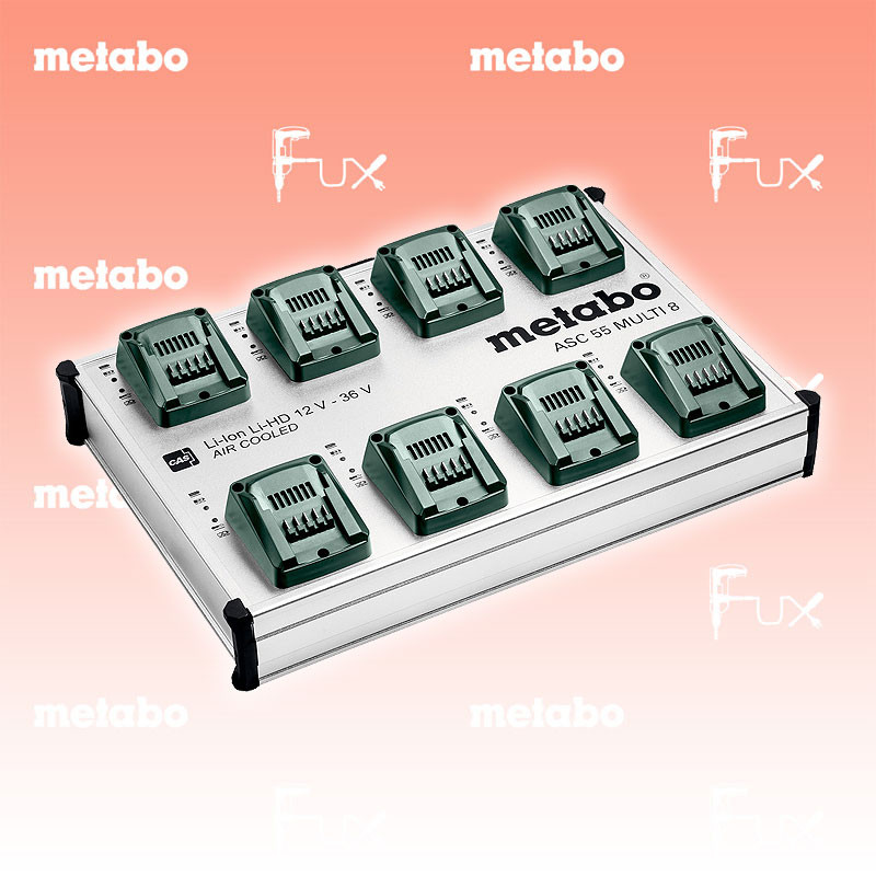 Metabo Schnellladestation ASC 55 Multi 8, 12-36 V