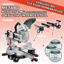 KGSV 254 MC Gehrungs- und Kappsäge + KSU 251 Kappsägen-Untergestell
